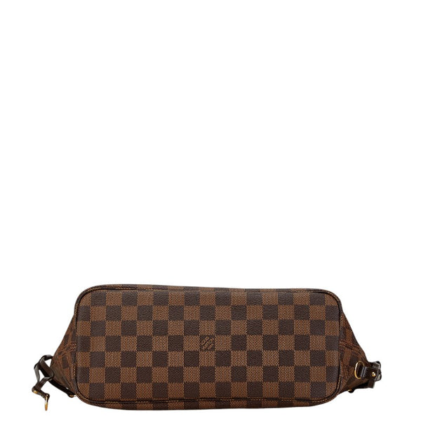 ルイ ヴィトン ダミエ ネヴァーフルPM ハンドバッグ トートバッグ N51109 ブラウン PVC レザー レディース LOUIS VUITTON 【中古】