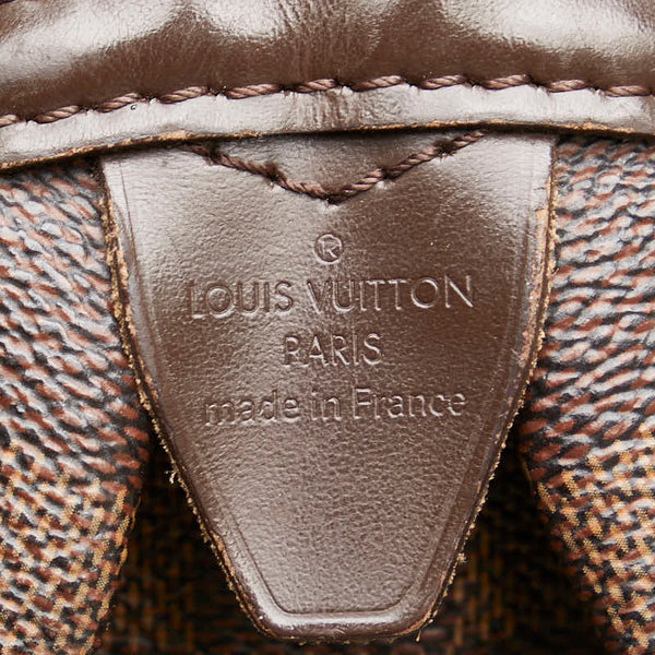 ルイ ヴィトン ダミエ リヴィントンGM ハンドバッグ N41158 ブラウン PVC レザー レディース LOUIS VUITTON 【中古】