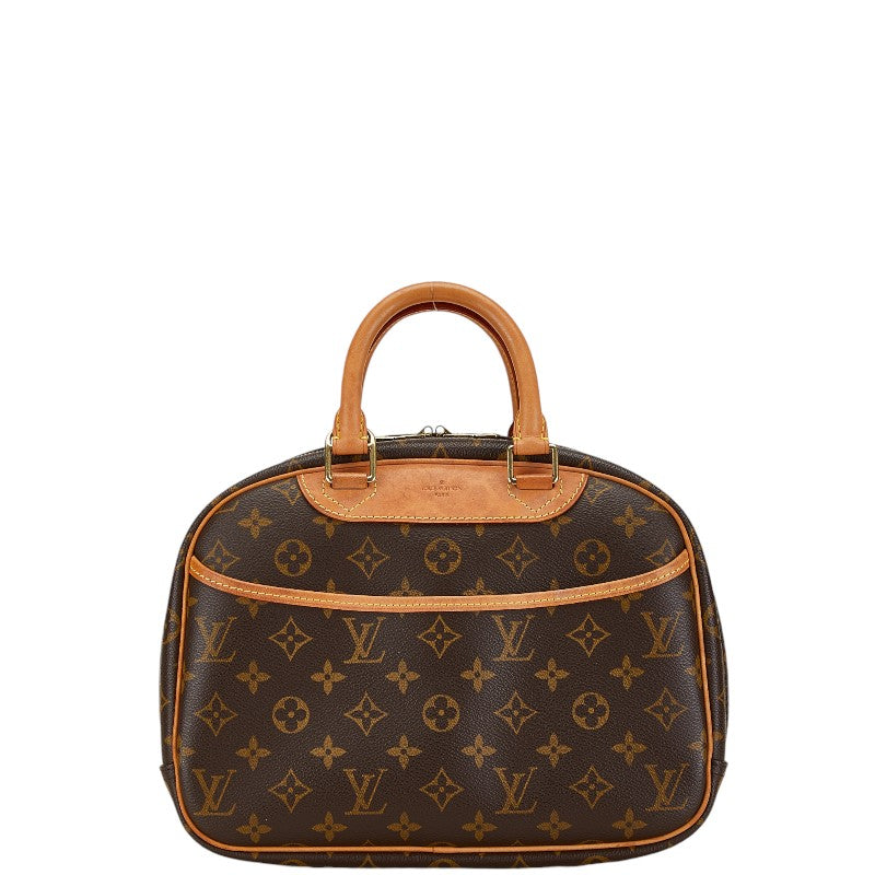 ルイ ヴィトン モノグラム トゥルーヴィル ハンドバッグ M42228 ブラウン PVC レザー レディース LOUIS VUITTON 【中古】