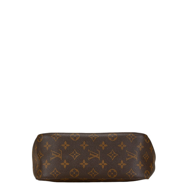 ルイ ヴィトン モノグラム ルーピングMM ショルダーバッグ ハンドバッグ M51146 ブラウン PVC レザー レディース LOUIS VUITTON 【中古】