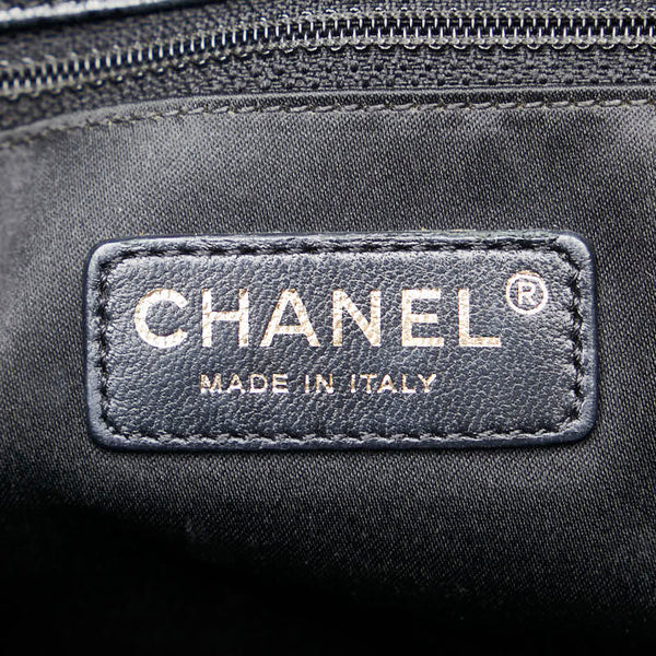 シャネル マトラッセ ココマーク トートバッグ ショルダーバッグ ブラック キャビアスキン レディース CHANEL 【中古】