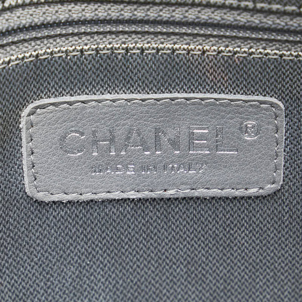 シャネル マドモアゼル ココマーク チェーンショルダーバッグ ブラック ラムスキン レディース CHANEL 【中古】