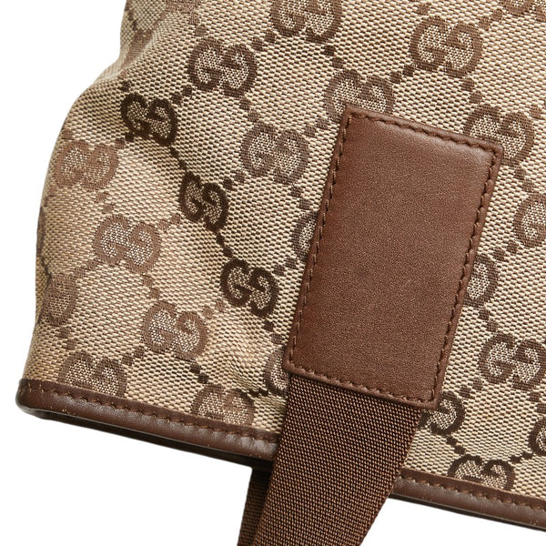 グッチ GGキャンバス トートバッグ 28892 ブラウン キャンバス レザー レディース GUCCI 【中古】