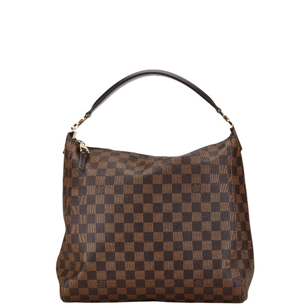 ルイ ヴィトン ダミエ ポートベローPM ハンドバッグ N41184 ブラウン PVC レザー レディース LOUIS VUITTON 【中古】