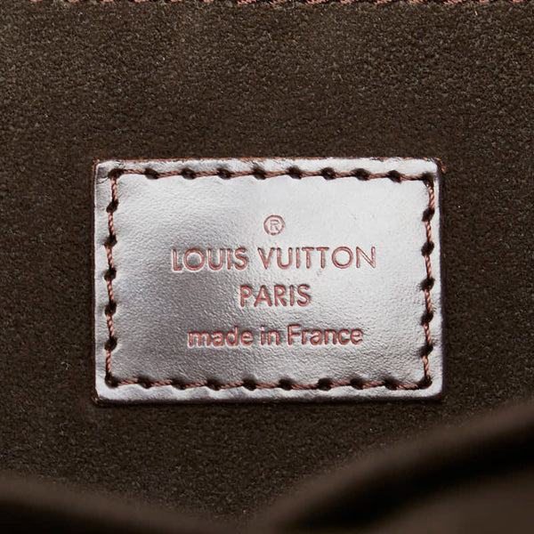 ルイ ヴィトン ダミエ ポートベローPM ハンドバッグ N41184 ブラウン PVC レザー レディース LOUIS VUITTON 【中古】