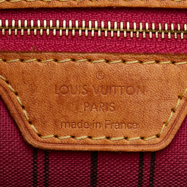 ルイ ヴィトン モノグラム ネヴァーフルMM トートバッグ ショルダーバッグ M40995 ブラウン PVC レザー レディース LOUIS VUITTON 【中古】