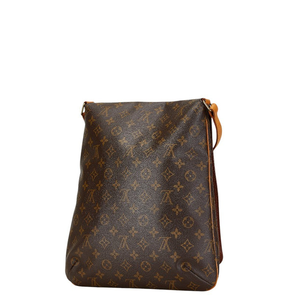 ルイ ヴィトン モノグラム ミュゼット 斜め掛け ショルダーバッグ M51256 ブラウン PVC レザー レディース LOUIS VUITTON 【中古】