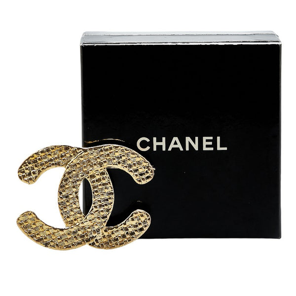 シャネル ココマーク ブローチ ゴールド メッキ レディース CHANEL 【中古】