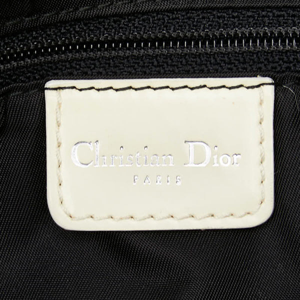 ディオール マリスパール ワンショルダーバッグ ハンドバッグ ブラック ホワイト ウール レザー レディース Dior 【中古】