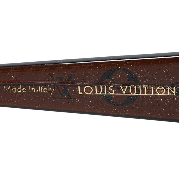 ルイ ヴィトン オプセシオンGM グリッター サングラス Z0459E ブラウン ゴールド プラスチック レディース LOUIS VUITTON 【中古】