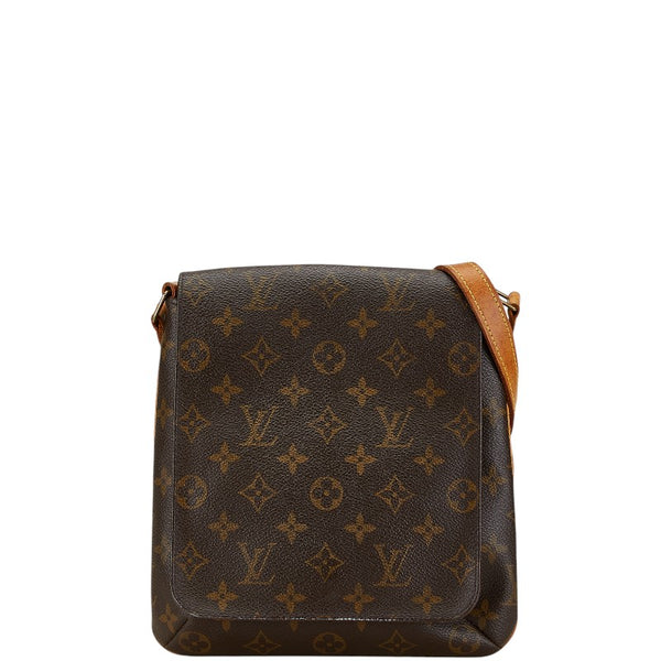 ルイ ヴィトン モノグラム ミュゼットサルサ ショート ショルダーバッグ M51258 ブラウン PVC レザー レディース LOUIS VUITTON 【中古】