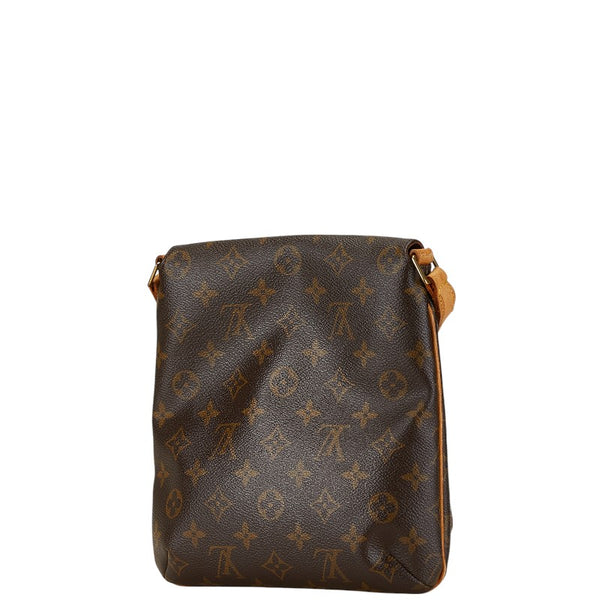 ルイ ヴィトン モノグラム ミュゼットサルサ ショート ショルダーバッグ M51258 ブラウン PVC レザー レディース LOUIS VUITTON 【中古】