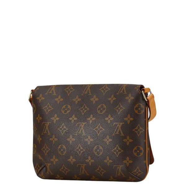 ルイ ヴィトン モノグラム ミュゼット タンゴ ショート ショルダーバッグ M51257 ブラウン PVC レザー レディース LOUIS VUITTON 【中古】