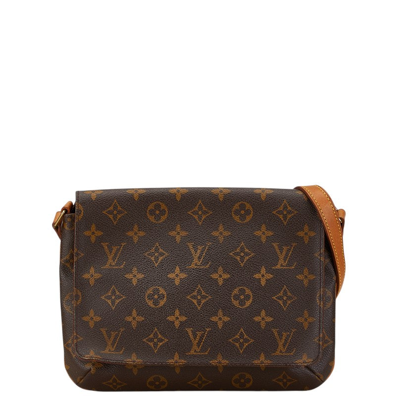 ルイ ヴィトン モノグラム ミュゼット タンゴ ショート ショルダーバッグ M51257 ブラウン PVC レザー レディース LOUIS VUITTON 【中古】