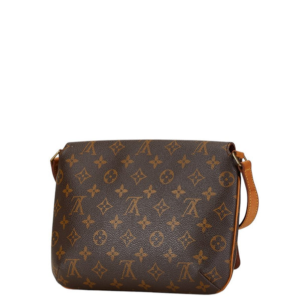 ルイ ヴィトン モノグラム ミュゼット タンゴ ショート ショルダーバッグ M51257 ブラウン PVC レザー レディース LOUIS VUITTON 【中古】