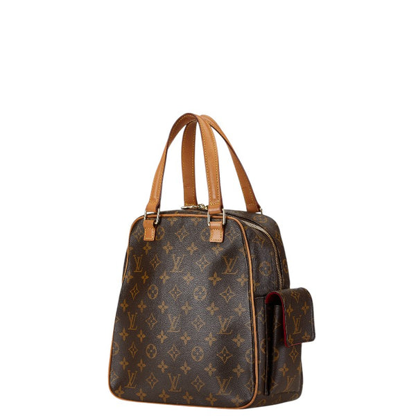 ルイ ヴィトン モノグラム エクサントリ シテ ハンドバッグ M51161 ブラウン PVC レザー レディース LOUIS VUITTON 【中古】