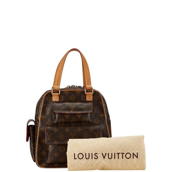 ルイ ヴィトン モノグラム エクサントリ シテ ハンドバッグ M51161 ブラウン PVC レザー レディース LOUIS VUITTON 【中古】