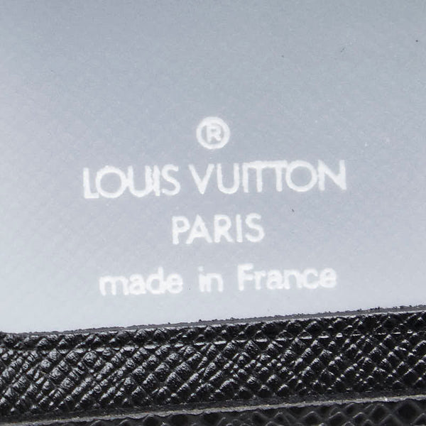 ルイ ヴィトン タイガ ポルト2カルト ヴェルティカル パスケース M30492 アルドワーズ ブラック レザー メンズ LOUIS VUITTON 【中古】