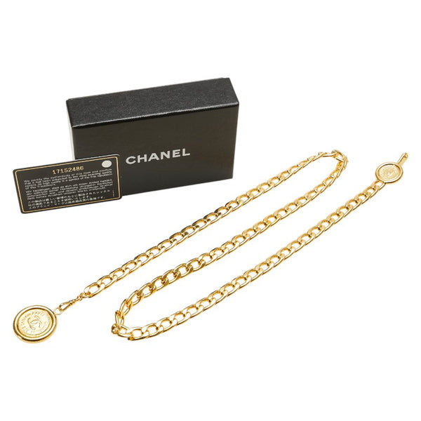 シャネル ココマーク 31 RUE CAMBON カンボン  チェーン ベルト ゴールド メッキ レディース CHANEL 【中古】