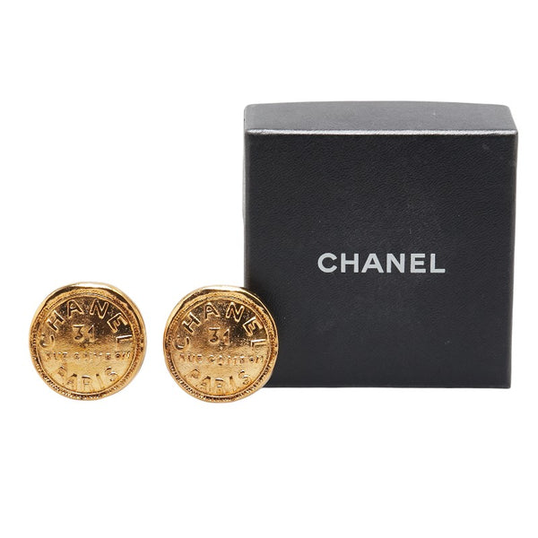 シャネル ヴィンテージ 31 RUE CAMBON カンボン イヤリング ゴールド メッキ レディース CHANEL 【中古】