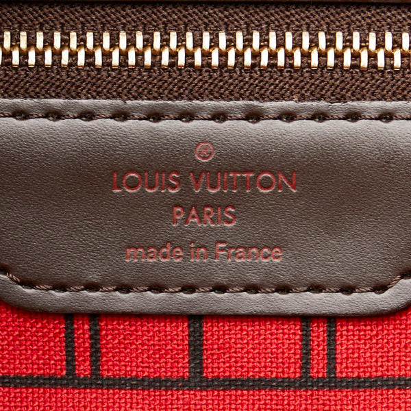 ルイ ヴィトン ダミエ ネヴァーフルPM　 トートバッグ ハンドバッグ N41359 エベヌ ブラウン PVC レザー レディース LOUIS VUITTON 【中古】