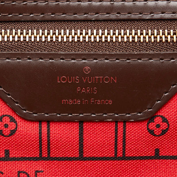 ルイ ヴィトン ダミエ ネヴァーフルGM ハンドバッグ トートバッグ N41357 ブラウン PVC レザー レディース LOUIS VUITTON 【中古】