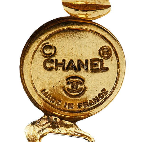 シャネル ココマーク 風車 モチーフ イヤリング ゴールド メッキ レディース CHANEL 【中古】