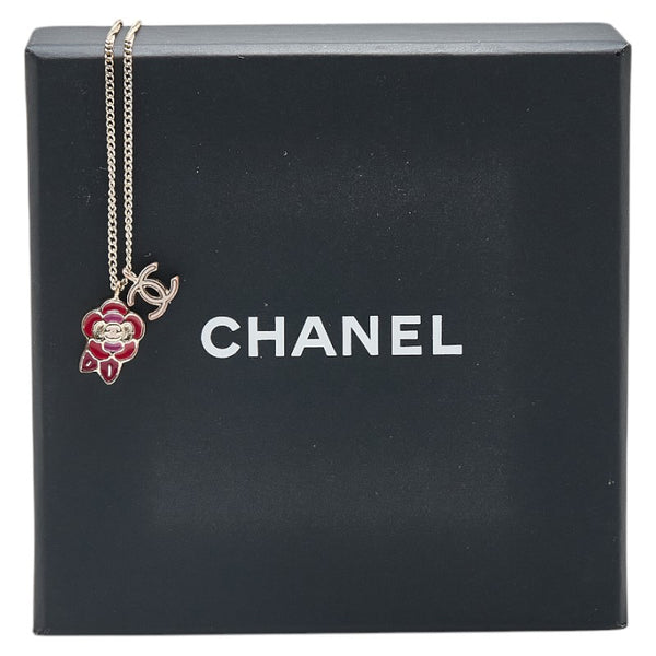 シャネル ココマーク カメリア 花 ブレスレット ゴールド メッキ レディース CHANEL 【中古】