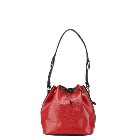 ルイ ヴィトン エピ プチノエ ショルダーバッグ M44172 カスティリアンレッド ノワール レザー レディース LOUIS VUITTON 【中古】