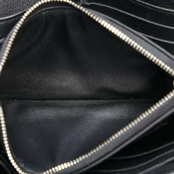 ルイ ヴィトン ポルトフォイユ マイロックミー 長財布 M62530 ブラック レザー レディース LOUIS VUITTON 【中古】
