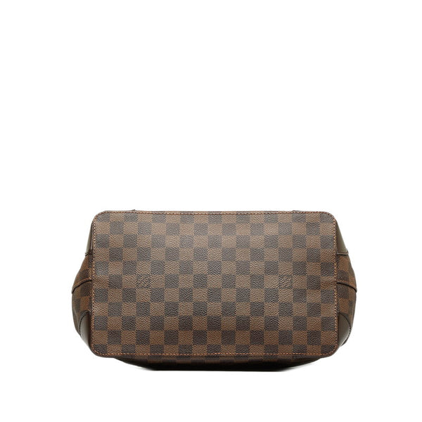 ルイ ヴィトン ダミエ ハムステッド PM トートバッグ  N51205 ブラウン PVC レザー レディース LOUIS VUITTON 【中古】