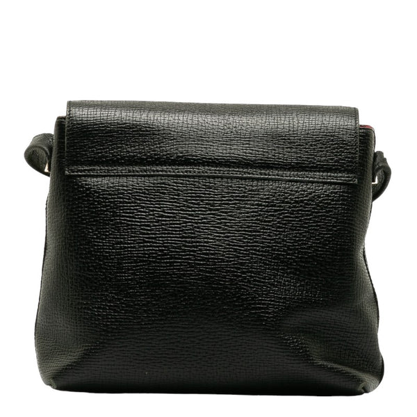 ロエベ ワンショルダーバッグ ブラック レザー レディース LOEWE 【中古】