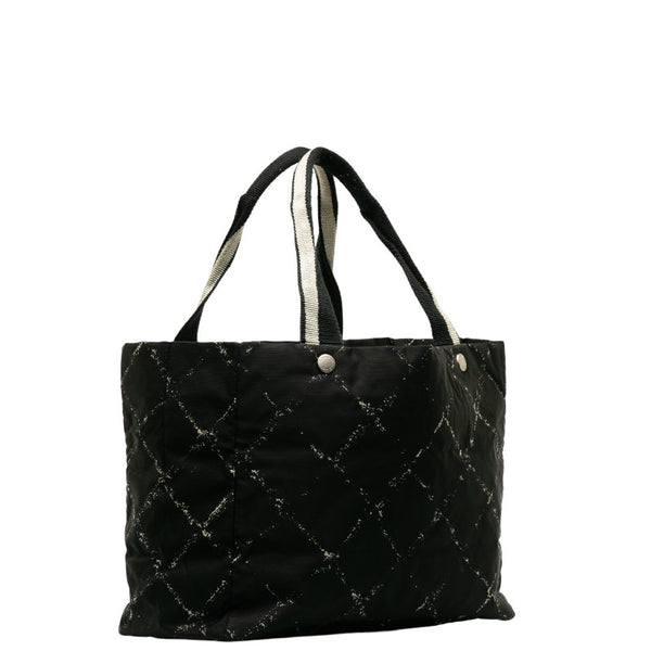 シャネル 旧トラベルライン トート トートバッグ ショルダーバッグ ブラック ナイロン レディース CHANEL 【中古】