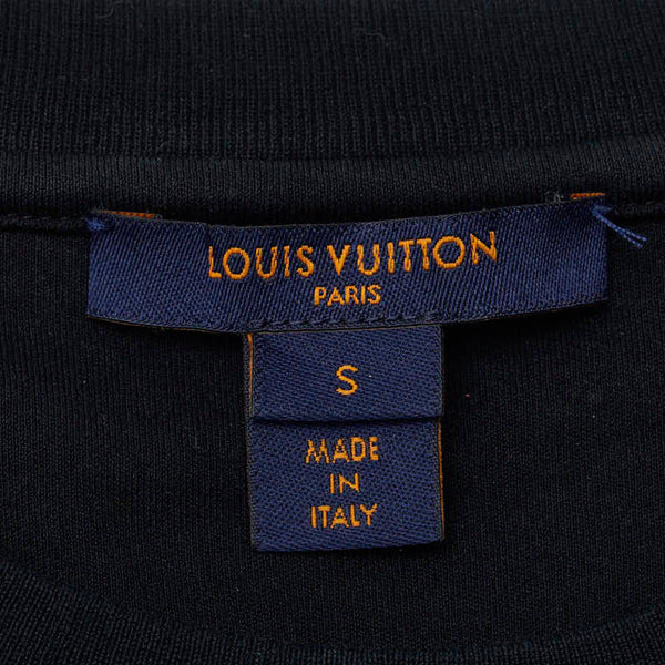 ルイ ヴィトン 19SS TRUNKS＆BAGS スタンプ ロゴ 半袖Ｔシャツ サイズ：S ブラック コットン メンズ LOUIS VUITTON 【中古】