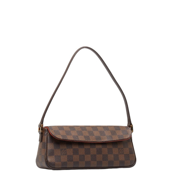 ルイ ヴィトン ダミエ レコレータ ショルダーバッグ ハンドバッグ N51299 ブラウン PVC レザー レディース LOUIS VUITTON 【中古】