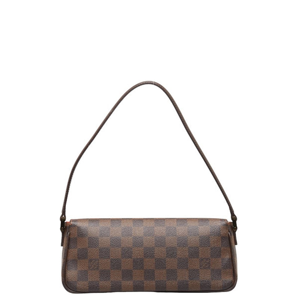 ルイ ヴィトン ダミエ レコレータ ショルダーバッグ ハンドバッグ N51299 ブラウン PVC レザー レディース LOUIS VUITTON 【中古】