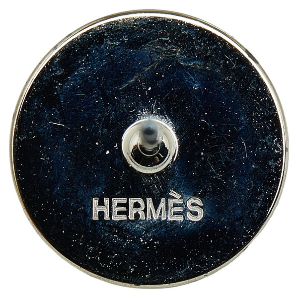 エルメス エクリプスピアス シルバー パープル メタル レディース HERMES 【中古】