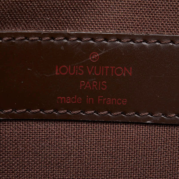 ルイ ヴィトン ダミエ ナヴィグリオ 斜め掛け ショルダーバッグ N45255 ブラウン PVC レザー レディース LOUIS VUITTON 【中古】