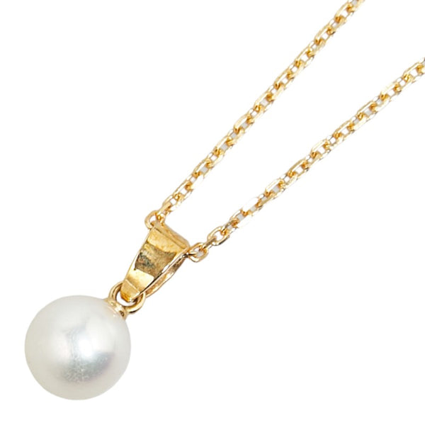 ミキモト ネックレス K18YG イエローゴールド レディース MIKIMOTO 【中古】