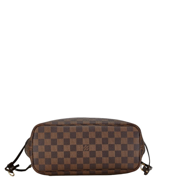 ルイ ヴィトン ダミエ ネヴァーフルPM ハンドバッグ トートバッグ N51109 ブラウン PVC レザー レディース LOUIS VUITTON 【中古】