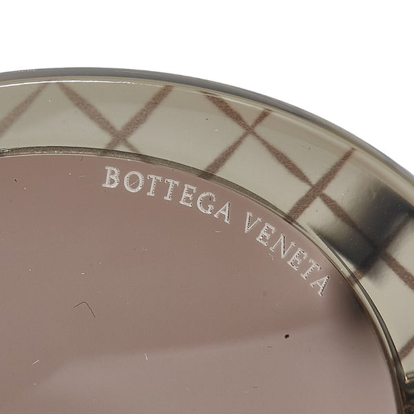 ボッテガヴェネタ イントレチャート サングラス BV0197SA ブラウン プラスチック レザー レディース BOTTEGAVENETA 【中古】