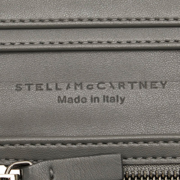 ステラマッカートニー 二つ折り財布 コンパクトウォレット グレー ポリエステル レディース Stella McCartney 【中古】