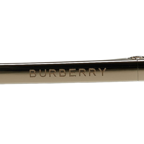 バーバリー ノバチェック メガネ 眼鏡 B2310-F ブラック ゴールド クリア プラスチック レディース BURBERRY 【中古】