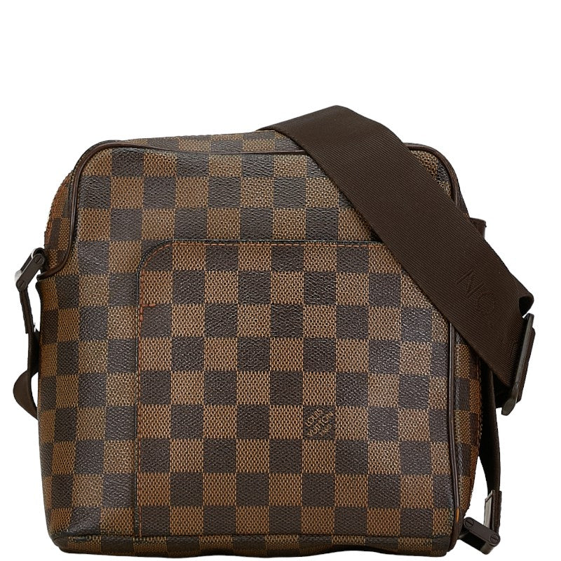 ルイ ヴィトン ダミエ オラフPM 斜め掛け ショルダーバッグ N41442 ブラウン PVC レザー レディース LOUIS VUITTON 【中古】