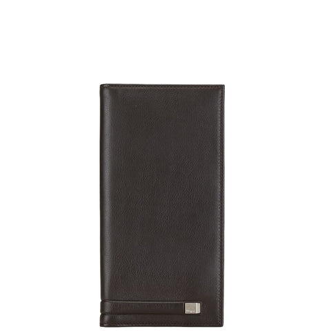 サルヴァトーレフェラガモ 長財布 ブラウン レザー メンズ Salvatore Ferragamo 【中古】