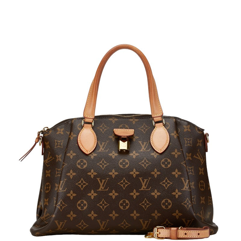 ルイ ヴィトン モノグラム リボリーMM ハンドバッグ ショルダーバッグ 2WAY M44546 ブラウン PVC レザー レディース LOUIS VUITTON 【中古】