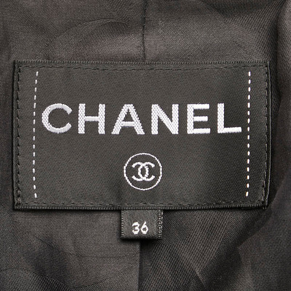 シャネル ジャケット サイズ：36 P62619V48194 ブラック コットン レディース CHANEL 【中古】