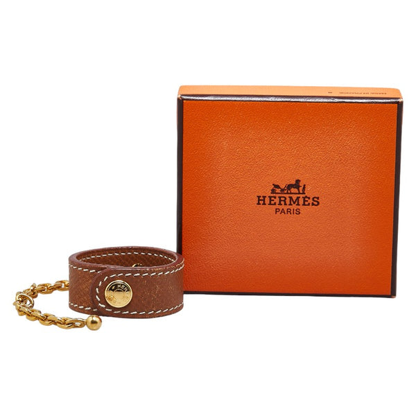 エルメス ノマド グローブホルダー ブラウン クシュベル レディース HERMES 【中古】