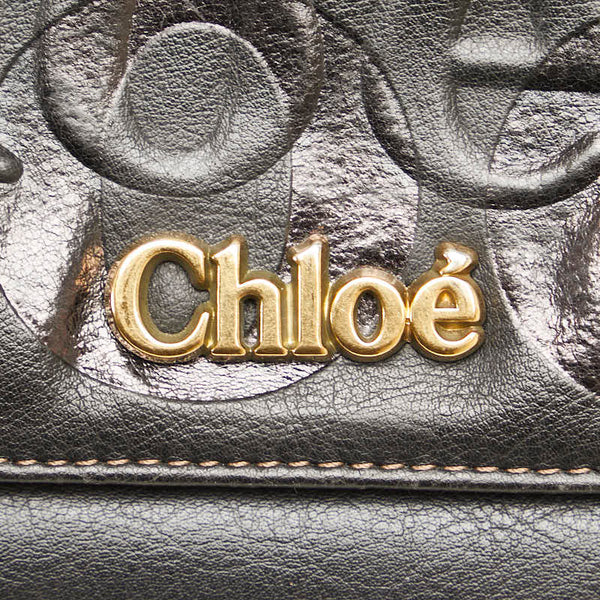 クロエ エクリプス トートバッグ ハンドバッグ ブラック レザー レディース Chloe 【中古】