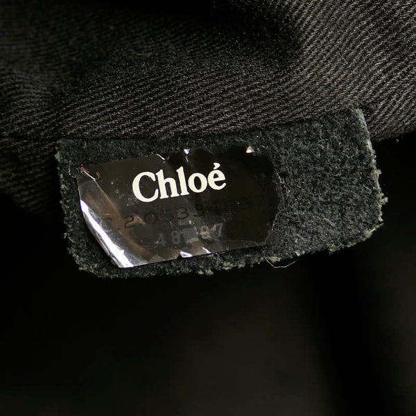 クロエ エクリプス トートバッグ ハンドバッグ ブラック レザー レディース Chloe 【中古】